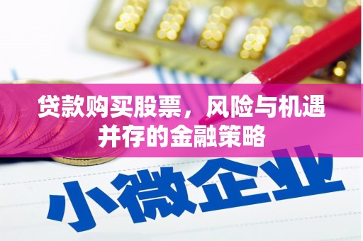 若尔盖贷款购买股票，风险与机遇并存的金融策略