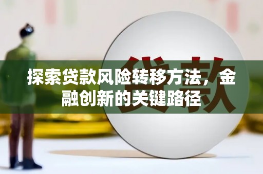 若尔盖探索贷款风险转移方法，金融创新的关键路径
